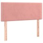 Box spring bed with pink velvet mattress 90x200 cm by , Beds and slatted bases - Ref: Foro24-3141226, Price: 299,96 €, Discou...