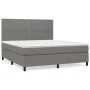 Boxspringbett mit dunkelgrauer Stoffmatratze 180x200 cm von , Betten und Lattenroste - Ref: Foro24-3141714, Preis: 578,80 €, ...
