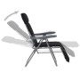 Klappbare Gartenstühle mit Kissen 2 Einheiten schwarz von vidaXL, Gartenstühle - Ref: Foro24-44319, Preis: 167,25 €, Rabatt: %