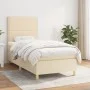 Boxspringbett mit cremefarbener Stoffmatratze 100x200 cm von , Betten und Lattenroste - Ref: Foro24-3142238, Preis: 322,39 €,...