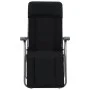 Folding garden chairs with cushions 2 units black by vidaXL, Garden chairs - Ref: Foro24-44319, Price: 172,88 €, Discount: %