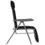 Klappbare Gartenstühle mit Kissen 2 Einheiten schwarz von vidaXL, Gartenstühle - Ref: Foro24-44319, Preis: 173,44 €, Rabatt: %
