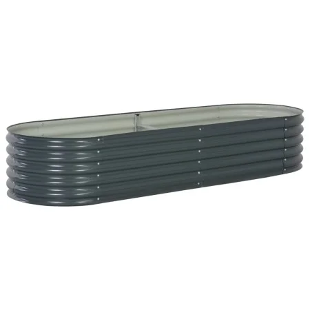 Arriate de acero galvanizado gris 240x80x44 cm de vidaXL, Maceteros y jardineras - Ref: Foro24-45528, Precio: 145,84 €, Descu...
