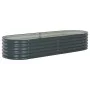 Arriate de acero galvanizado gris 240x80x44 cm de vidaXL, Maceteros y jardineras - Ref: Foro24-45528, Precio: 145,84 €, Descu...