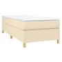 Box spring bed with cream fabric mattress 80x200 cm by , Beds and slatted bases - Ref: Foro24-3144479, Price: 283,38 €, Disco...