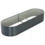 Arriate de acero galvanizado gris 240x80x44 cm de vidaXL, Maceteros y jardineras - Ref: Foro24-45528, Precio: 145,84 €, Descu...