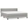 Boxspringbett mit hellgrauer Stoffmatratze 180x200 cm von , Betten und Lattenroste - Ref: Foro24-3129649, Preis: 543,48 €, Ra...