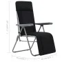 Folding garden chairs with cushions 2 units black by vidaXL, Garden chairs - Ref: Foro24-44319, Price: 172,88 €, Discount: %