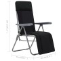 Klappbare Gartenstühle mit Kissen 2 Einheiten schwarz von vidaXL, Gartenstühle - Ref: Foro24-44319, Preis: 167,25 €, Rabatt: %