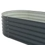 Arriate de acero galvanizado gris 240x80x44 cm de vidaXL, Maceteros y jardineras - Ref: Foro24-45528, Precio: 145,84 €, Descu...