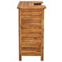 Solid acacia wood high bar table 110x50x105 cm by , Garden tables - Ref: Foro24-44007, Price: 205,83 €, Discount: %