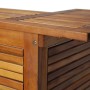Solid acacia wood high bar table 110x50x105 cm by , Garden tables - Ref: Foro24-44007, Price: 205,83 €, Discount: %