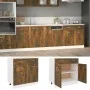 Unterschrank aus geräuchertem Eichensperrholz 80x46x81,5cm von , Küchenschränke - Ref: Foro24-815579, Preis: 101,37 €, Rabatt: %