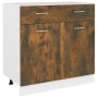 Unterschrank aus geräuchertem Eichensperrholz 80x46x81,5cm von , Küchenschränke - Ref: Foro24-815579, Preis: 102,77 €, Rabatt: %