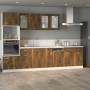 Armario inferior contrachapado roble ahumado 80x46x81,5cm de , Armarios de cocina - Ref: Foro24-815579, Precio: 105,97 €, Des...