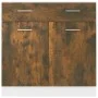 Unterschrank aus geräuchertem Eichensperrholz 80x46x81,5cm von , Küchenschränke - Ref: Foro24-815579, Preis: 101,37 €, Rabatt: %