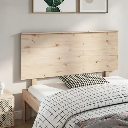 Solid pine wood bed headboard 144x6x82.5 cm by , Headboards and footboards - Ref: Foro24-819170, Price: 55,41 €, Discount: %