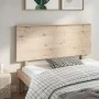Solid pine wood bed headboard 144x6x82.5 cm by , Headboards and footboards - Ref: Foro24-819170, Price: 55,41 €, Discount: %
