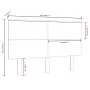 Bettkopfteil aus massivem Kiefernholz, 144 x 6 x 82,5 cm von , Kopf- und Fußteile - Ref: Foro24-819170, Preis: 54,66 €, Rabat...