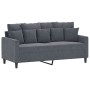 Set von Sofas mit 2 Stück dunkelgrauen Samtkissen von , Sofas - Ref: Foro24-3201701, Preis: 424,48 €, Rabatt: %