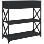 Konsolentisch aus schwarzem Holzwerkstoff 75x28x75 cm von , Seitentische - Ref: Foro24-834195, Preis: 72,98 €, Rabatt: %
