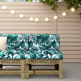 Central garden sofa made of solid impregnated wood by , Modular outdoor sofas - Ref: Foro24-825617, Price: 59,70 €, Discount: %