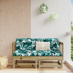 Garten-Ecksofas 2 Stk. massives imprägniertes Holz von , Modulare Sofas für den Außenbereich - Ref: Foro24-825400, Preis: 94,...