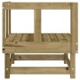 Corner garden sofas 2 units solid impregnated wood by , Modular outdoor sofas - Ref: Foro24-825400, Price: 94,68 €, Discount: %
