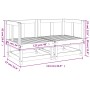 Corner garden sofas 2 units solid impregnated wood by , Modular outdoor sofas - Ref: Foro24-825400, Price: 94,68 €, Discount: %