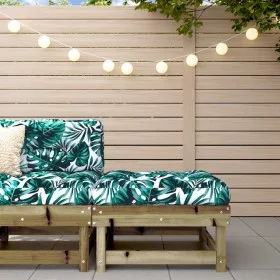 Garden stool made of impregnated pine wood by , Modular outdoor sofas - Ref: Foro24-825386, Price: 60,15 €, Discount: %