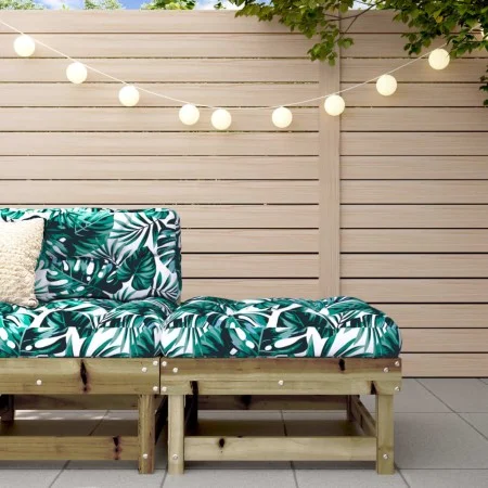 Garden stool made of impregnated pine wood by , Modular outdoor sofas - Ref: Foro24-825386, Price: 60,15 €, Discount: %