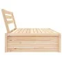 Central garden sofa made of solid pine wood 120x80 cm by , Modular outdoor sofas - Ref: Foro24-825744, Price: 101,66 €, Disco...