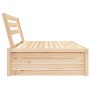 Sofá central de jardín madera maciza de pino 120x80 cm de , Sofás modulares de exterior - Ref: Foro24-825744, Precio: 102,95 ...