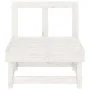 Garden center sofas 2 units solid white pine wood by , Modular outdoor sofas - Ref: Foro24-825402, Price: 96,30 €, Discount: %