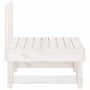Garden center sofas 2 units solid white pine wood by , Modular outdoor sofas - Ref: Foro24-825402, Price: 97,32 €, Discount: %