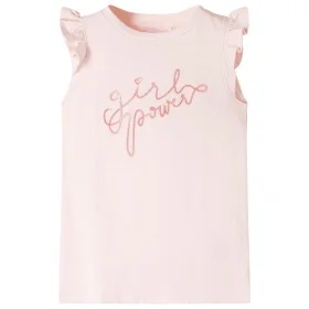 Kinder-T-Shirt mit zartrosa Rüschenärmeln 92 von , Kinder-T-Shirts - Ref: Foro24-11314, Preis: 8,19 €, Rabatt: %