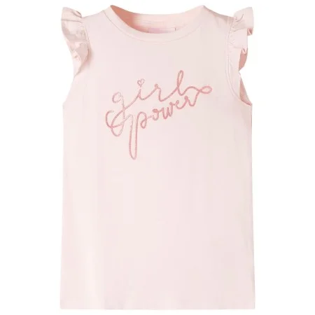 Soft pink frilled sleeve children's t-shirt size 92 by , Kids T-shirts - Ref: Foro24-11314, Price: 8,19 €, Discount: %