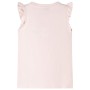 Camiseta infantil de manga volante rosa suave 92 de , Camisetas para niños - Ref: Foro24-11314, Precio: 8,28 €, Descuento: %