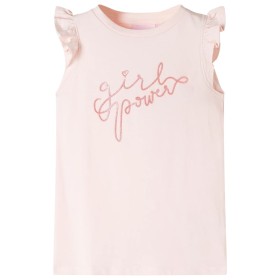 Kinder-T-Shirt mit zartrosa Rüschenärmeln 116 von , Kinder-T-Shirts - Ref: Foro24-11316, Preis: 8,28 €, Rabatt: %