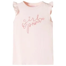 Soft pink ruffled sleeve children's t-shirt size 116 by , Kids T-shirts - Ref: Foro24-11316, Price: 8,19 €, Discount: %