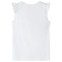 Camiseta infantil de manga volante crudo 116 de , Camisetas para niños - Ref: Foro24-11321, Precio: 8,28 €, Descuento: %