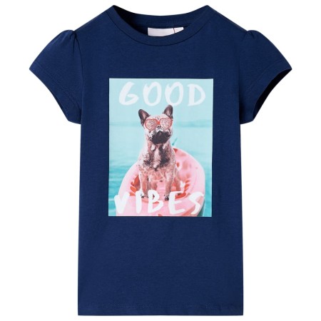 Navy blue children's t-shirt size 140 by , Kids T-shirts - Ref: Foro24-11218, Price: 8,60 €, Discount: %