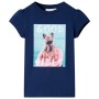 Navy blue children's t-shirt size 140 by , Kids T-shirts - Ref: Foro24-11218, Price: 8,60 €, Discount: %