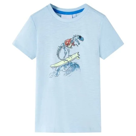 Light blue children's t-shirt size 140 by , Kids T-shirts - Ref: Foro24-12563, Price: 7,93 €, Discount: %