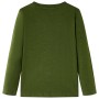 Langarm-Kinder-T-Shirt dunkel khaki 140 von , Kinder-T-Shirts - Ref: Foro24-12638, Preis: 8,85 €, Rabatt: %