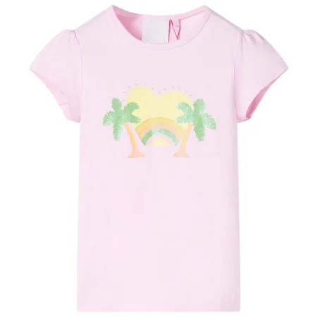 Camiseta infantil rosa claro 128 de , Camisetas para niños - Ref: Foro24-10437, Precio: 8,06 €, Descuento: %