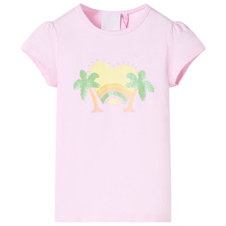 Hellrosa Kinder-T-Shirt 104 von , Kinder-T-Shirts - Ref: Foro24-10435, Preis: 8,13 €, Rabatt: %