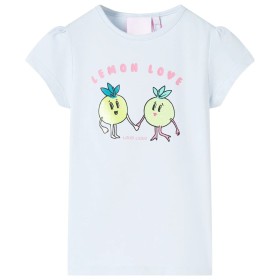 Camiseta infantil azul claro 116 de , Camisetas para niños - Ref: Foro24-10591, Precio: 8,07 €, Descuento: %