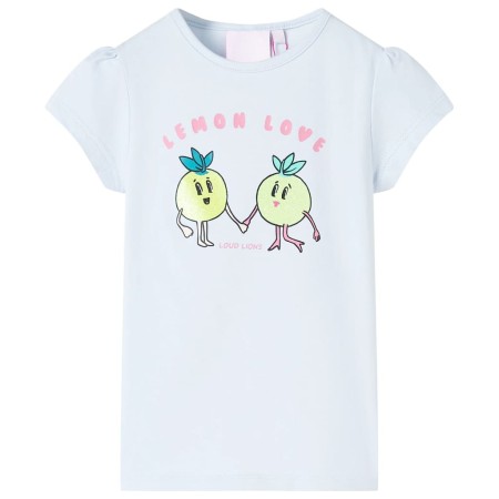 Hellblaues Kinder-T-Shirt 116 von , Kinder-T-Shirts - Ref: Foro24-10591, Preis: 8,07 €, Rabatt: %