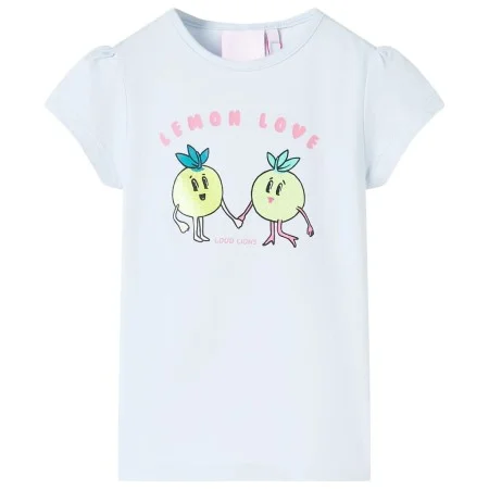 Hellblaues Kinder-T-Shirt 116 von , Kinder-T-Shirts - Ref: Foro24-10591, Preis: 7,99 €, Rabatt: %
